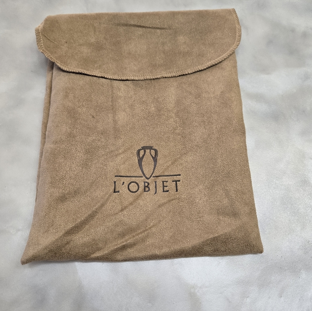 L'Objet Tan/Brown  Storage Pouch